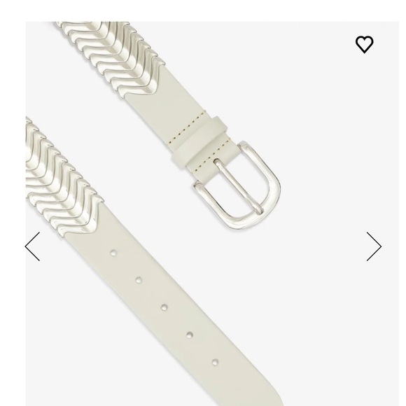 Isabel Marant Tehora Belt White Chevron - Picture 8 of 8